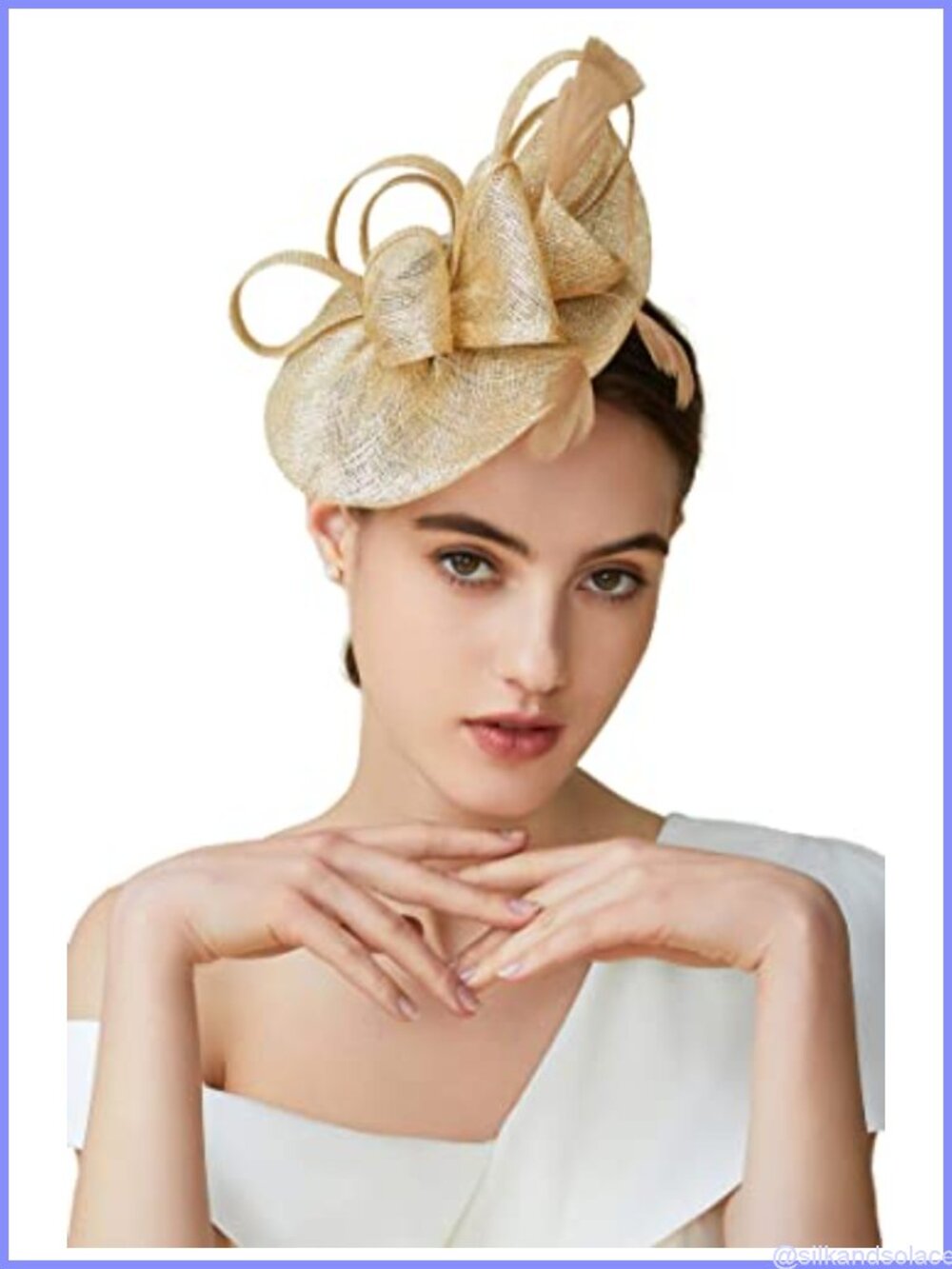 Fascinator Hat Derby Tea Party Pillbox Feather Hair Clip